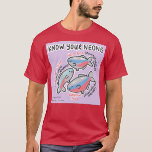 Camiseta Conheça o seu Neon Tetra