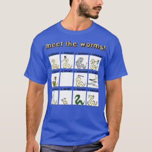 Camiseta conheça os worms