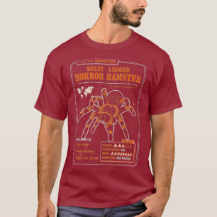 Camiseta Conheça Seu Horror De Múltiplas Pernas Hamster AKA