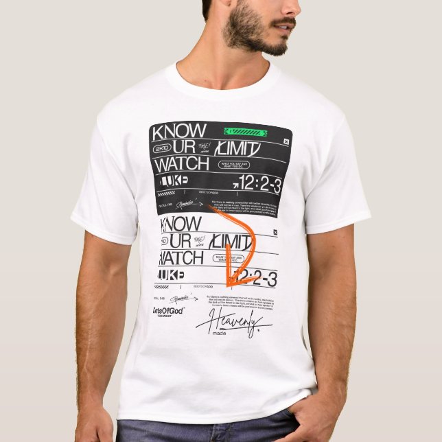 CAMISETA CONHEÇA SEU LIMITE (Frente)