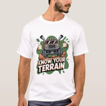 Conheça Seu Terreno Caminhão Verde 4x4 Cartoon Off