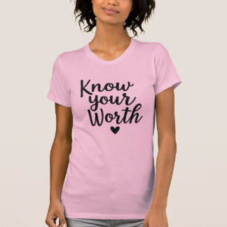 Camiseta Conheça Seu Valor - Leitura De Script Rosa