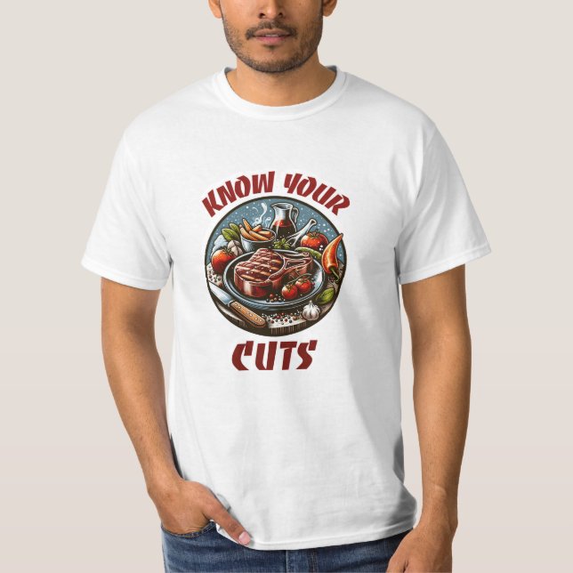 Camiseta Conheça Seus Cortes (Frente)