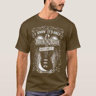 Camiseta Conheça Sua Rocha E Roll Mas Eu Gosto De Violão Ba