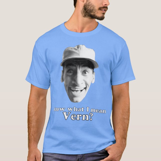 Camiseta Conhece o que eu digo Vern retrô (Frente)