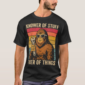 Camiseta Conhecedor De Coisas Consertador De Coisas Mecânic