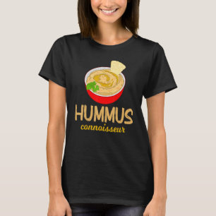 Camiseta Conhecedor de Hummus de Grão-de-Bico Pita Vegano