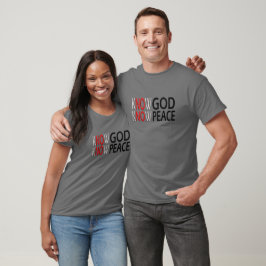 Camiseta Conhecer Deus Sabe Paz