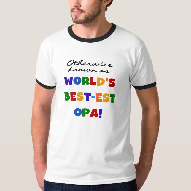 Camiseta Conhecidos como melhores t-shirts e presentes (Frente)