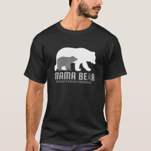Camiseta Conhecimento Da Doença Do Cérebro Por Kennedy