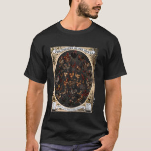 Camiseta Conhecimento de Frango Educativo Fofo Raças de Fra