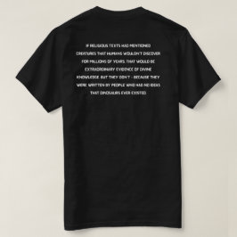 Camiseta Conhecimento Divino vs Realidade