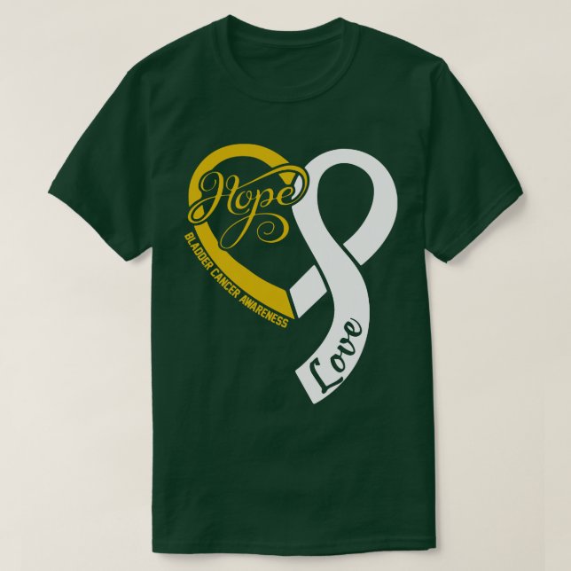 Camiseta Conhecimento do Cancer da Bexiga Pessoas Adoram Fi (Frente do Design)