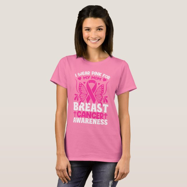 Camiseta conhecimento do cancer da mama 2024 T-Shirt (Frente Completa)