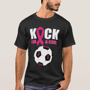 Camiseta Conhecimento do Cancer de Mama K Fita Kick para um