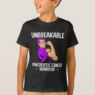 Camiseta Conhecimento do câncer de pâncreas Gi Guerreiro In