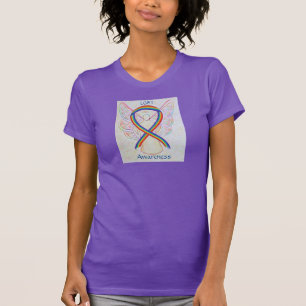 Camiseta Conhecimento LGBT Friso Arco-Íris Friso Anjo Camis