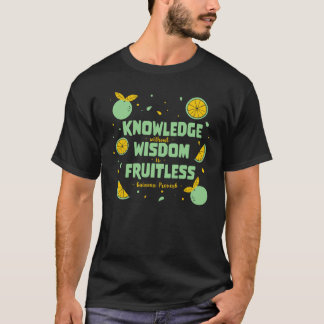 Camiseta Conhecimento Sem Sabedoria Proverbo Africano Guine