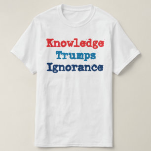 Camiseta Conhecimento Supera Ignorância - Anti Presidente T