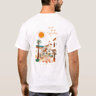 Camiseta Conil de la frontera Espanha roupa cidade branca