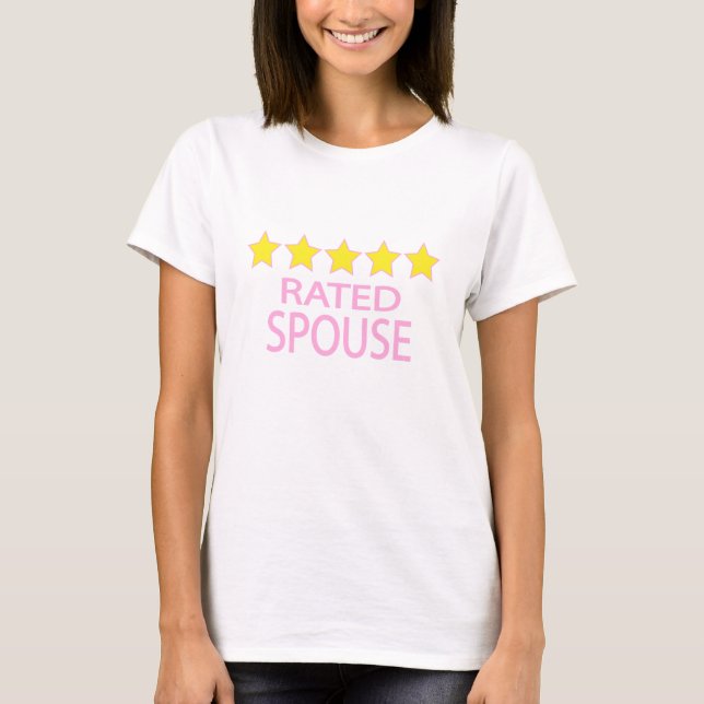 Camiseta Cônjuge Cinco Estrelas (Frente)