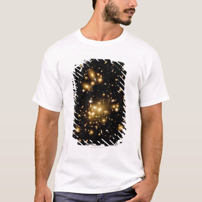 Camiseta Conjunto Abell 1689 da galáxia (Frente)
