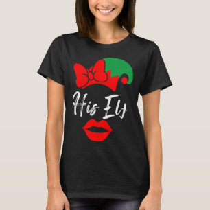 Camiseta Conjunto Combinante de Elfo para Casais Feminino N