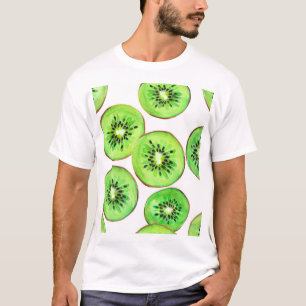 Camiseta Conjunto de Aquaulas de Fruta Verde de Kiwi