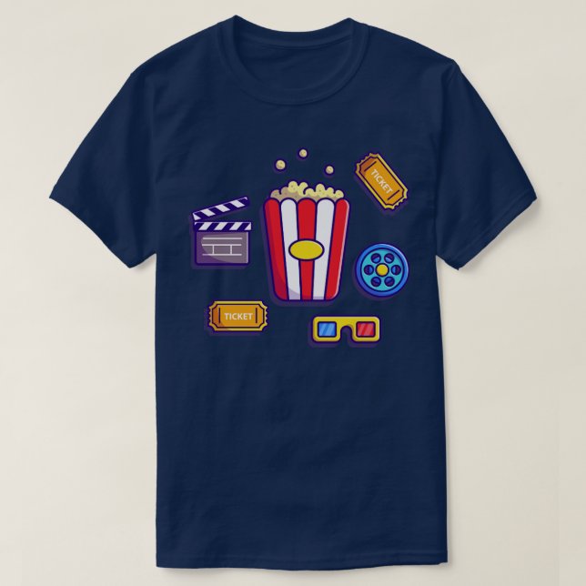 Camiseta Conjunto de Cinema (Frente do Design)