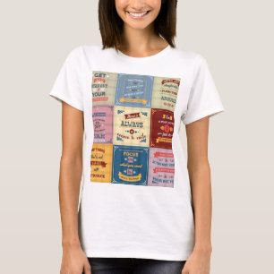 Camiseta Conjunto de cotações de sucesso
