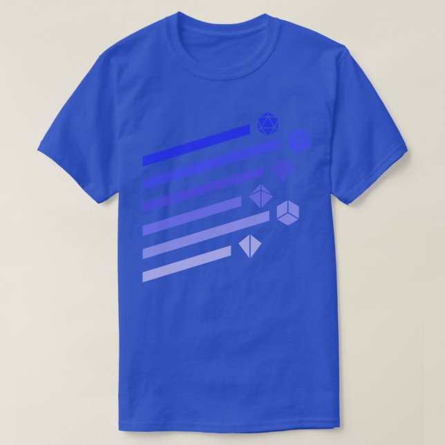 Camiseta Conjunto de Dosagens Poli-hedoras Roxo Ray Tableto (Frente do Design)