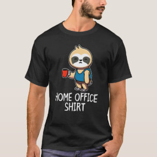Camiseta Conjunto de escritório em casa de preguiça terno d