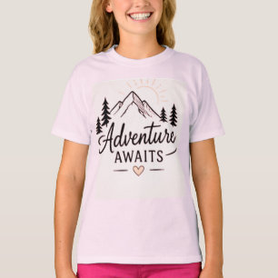Camiseta Conjunto de Explorador da Natureza Fofo para Crian