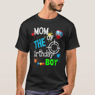 Camiseta Conjunto de Famílias de Aniversário do Paintball