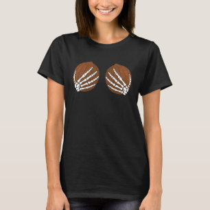 Camiseta Conjunto de Fantasia de Halloween de Sutiã de Coco