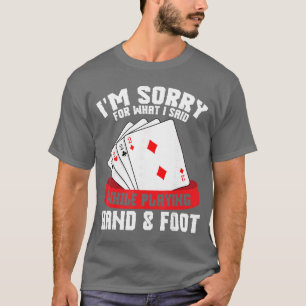 Camiseta Conjunto de jogo de cartas de parceiro de pontuaçã
