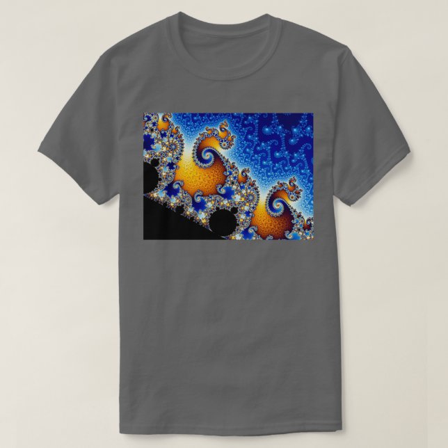 Camiseta Conjunto de Mandelbrot (Frente do Design)