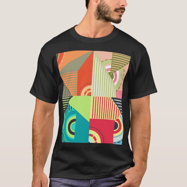 Camiseta Conjunto de Ornamentos: Elementos de Design de Fun (Frente)