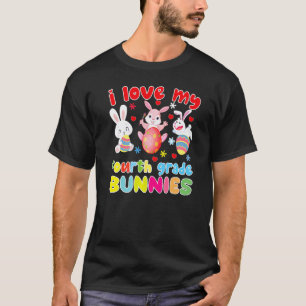 Camiseta Conjunto de Páscoa para Professora do Quarto Ano d