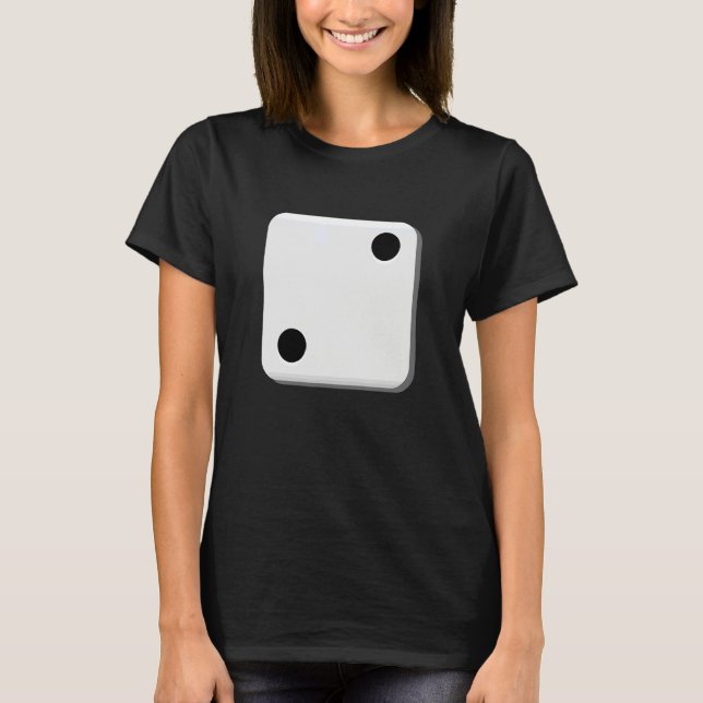 Camiseta Conjunto de Pjs de Natal Combinando Dados Fantasia (Frente)