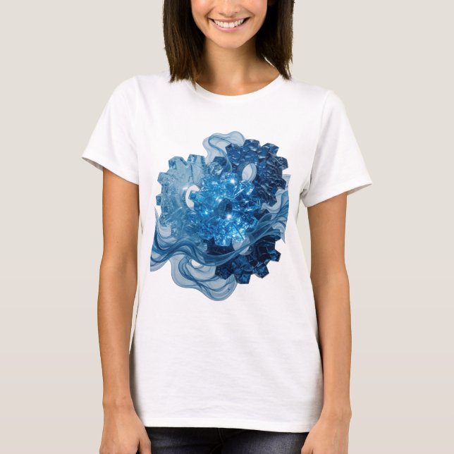 Camiseta Conjunto de Prata WATERWORKS com Design Personaliz (Frente)