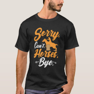 Camiseta Conjunto de Proprietária de Cavalo para Montar Equ