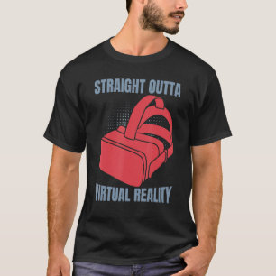 Camiseta Conjunto De Realidade Virtual Para Um Gamer De Vr
