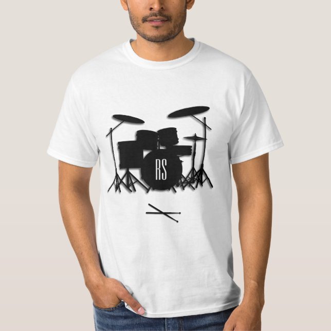 Camiseta Conjunto de Tambores Monograma (Frente)