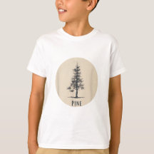 Conjunto de uma única árvore de pinheiro