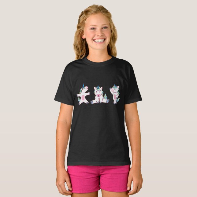 Camiseta Conjunto de Unicórnios Cons (Frente Completa)