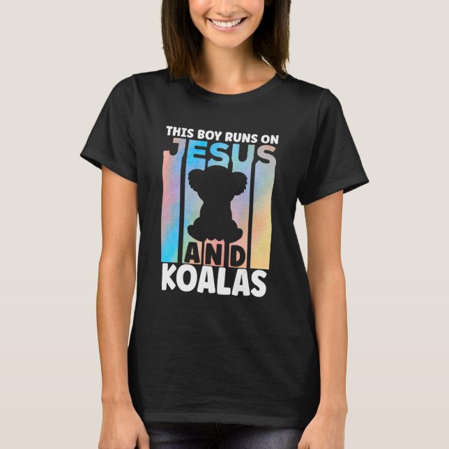 Camiseta Conjunto de Urso Koala para Amantes de Koala para  (Frente)