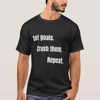 Camiseta Conjunto De Víblias Motivacionais De Concentração
