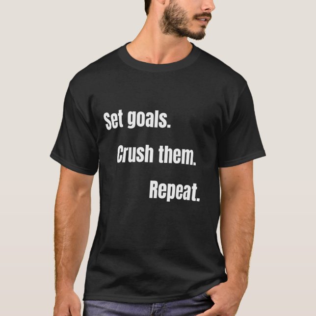 Camiseta Conjunto De Víblias Motivacionais De Concentração  (Frente)
