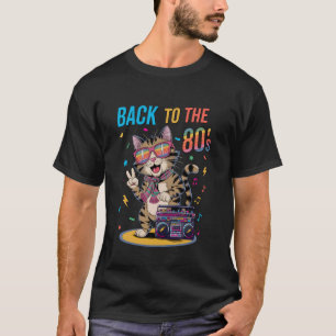 Camiseta Conjunto de volta para os anos 80 para festa de ga